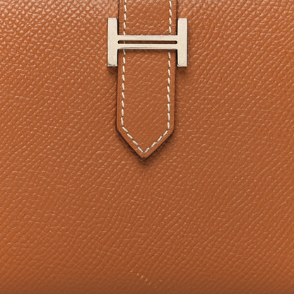 Hermes Epsom Bearn Compact Wallet Gold 8 of 9