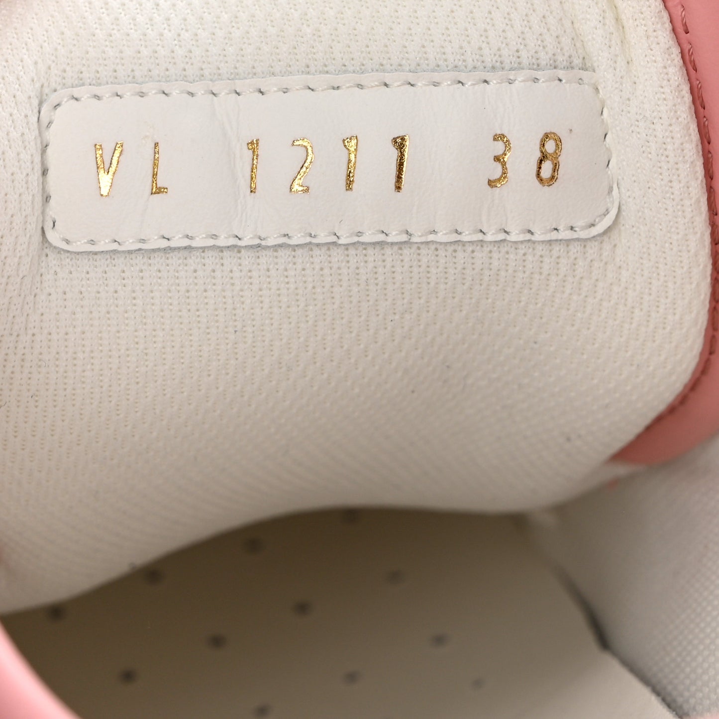Denim Monogram Squad Sneakers 38 Pink