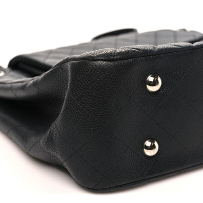 Chanel Caviar Quilted Flap Tote Black 9 of 10