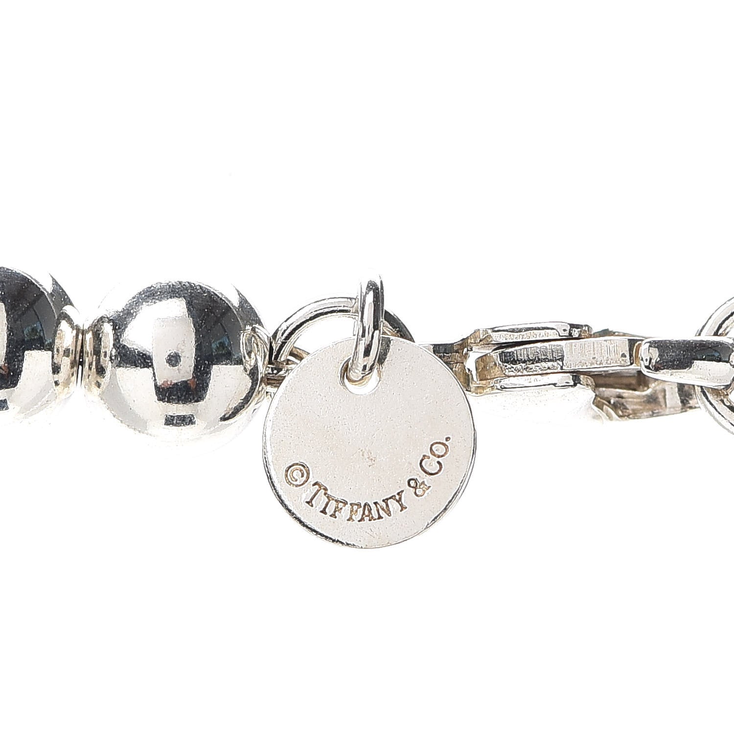 Tiffany Sterling Silver HardWear Graduated Ball Necklace 5 of 5