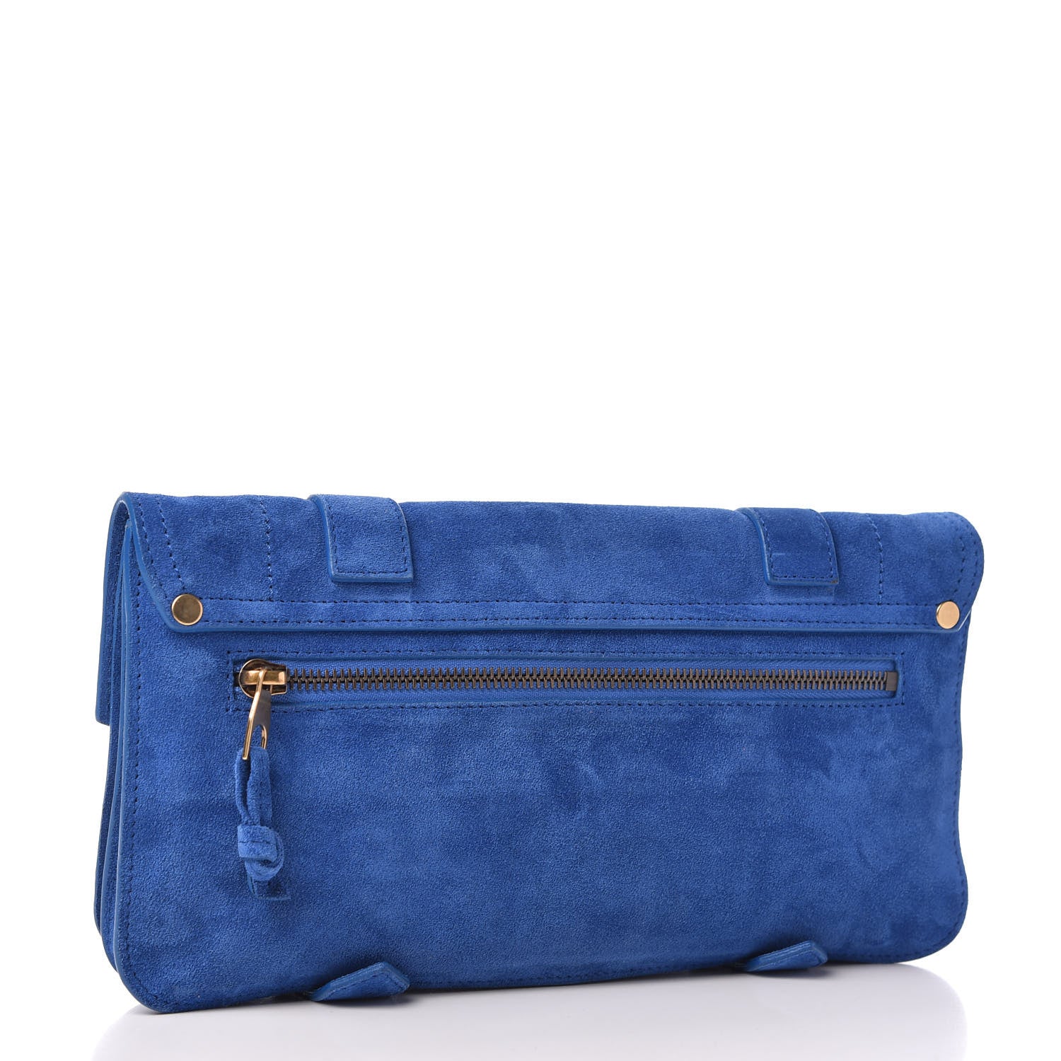 Proenza Schouler Suede PS1 Pochette Clutch Royal Blue 3 of 11