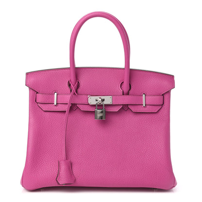 Hermes Taurillon Clemence Birkin 30 Magnolia 1 of 11