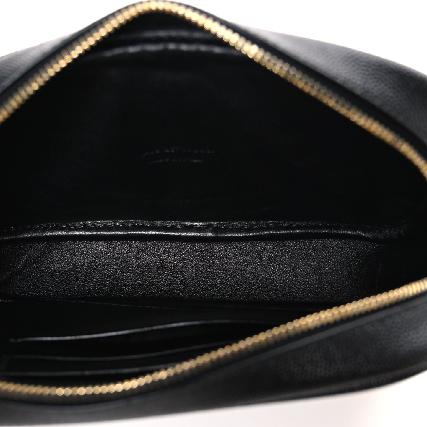 Grain De Poudre Matelasse Monogram Mini Lou Camera Bag Black