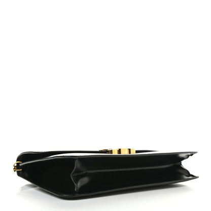 Celine Shiny Calfskin Triomphe Clutch Black 3 of 18