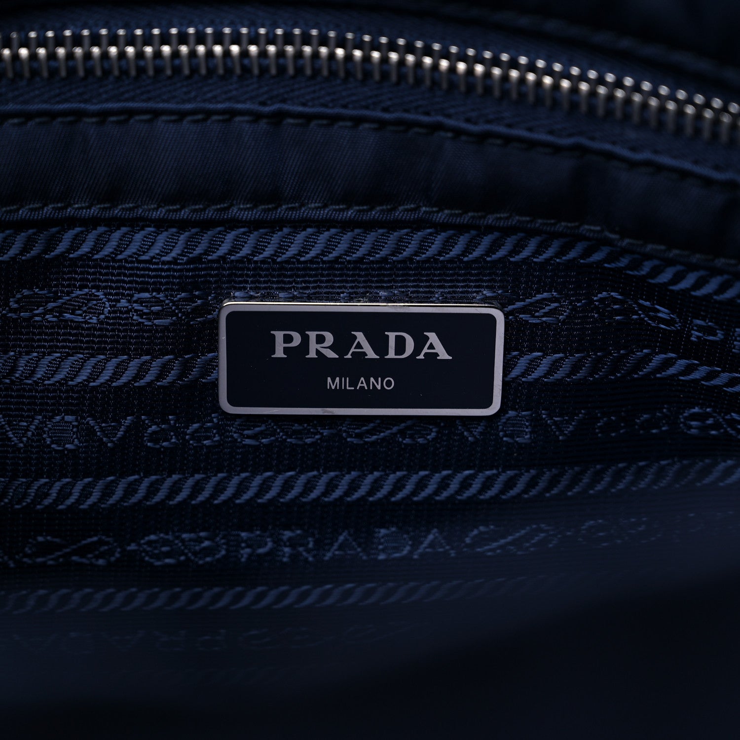 Prada Nylon Tessuto Impuntu Quilted Shoulder Bag Baltico 5 of 7