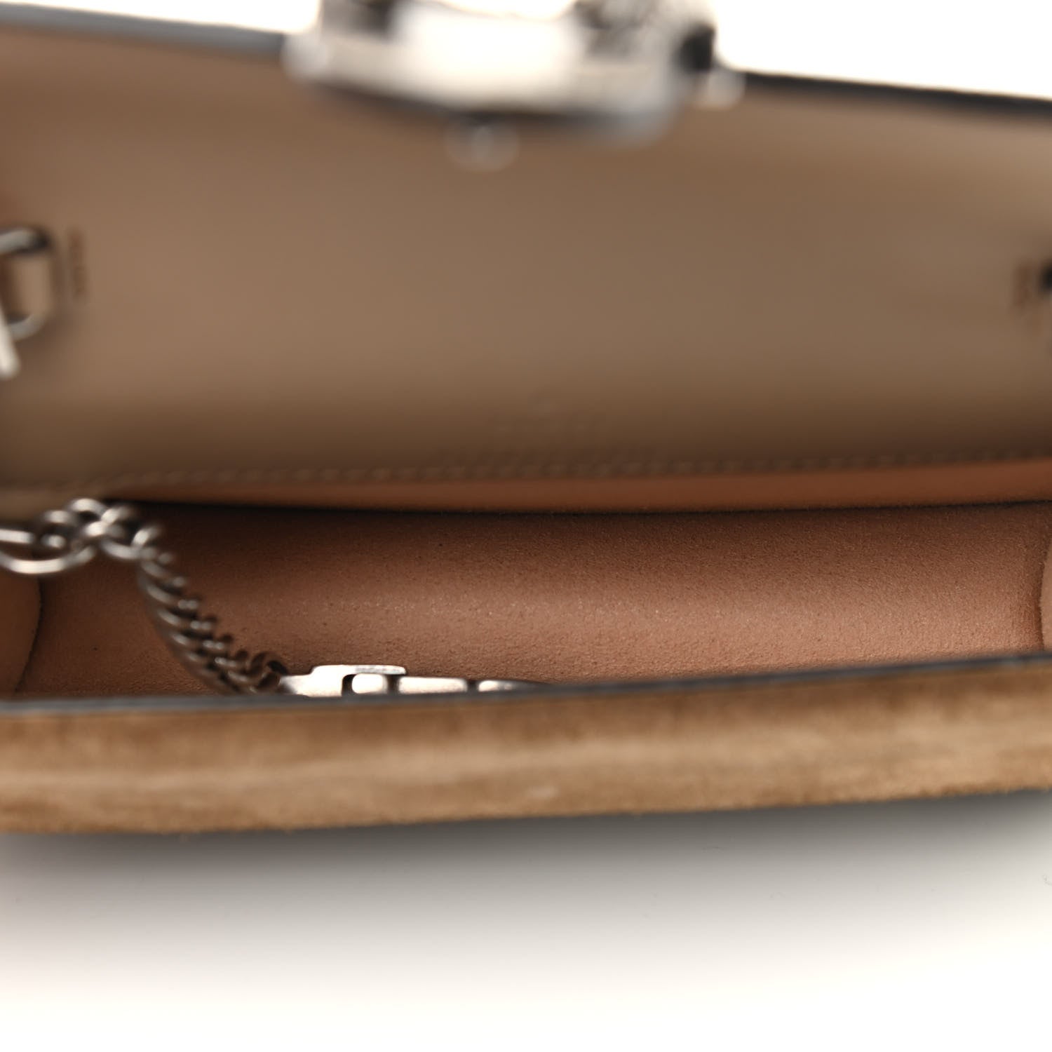 Gucci GG Supreme Monogram Super Mini Dionysus Shoulder Bag Taupe 5 of 9