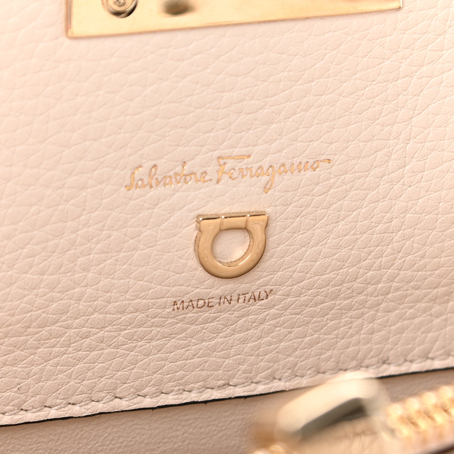 Salvatore Ferragamo Calfskin Medium Studio Bag White 7 of 11