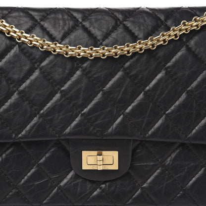Chanel Aged Calfskin Quilted 2.55 Reissue 266 Flap Black 11 of 11