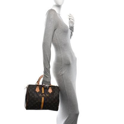 Louis Vuitton Monogram My LV Heritage Speedy 30 Yellow Blue Marine 2 of 11
