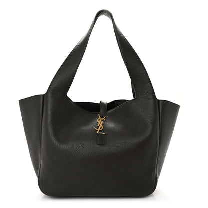 Saint Laurent Grained Deerskin Bea Tote Musk 1 of 9