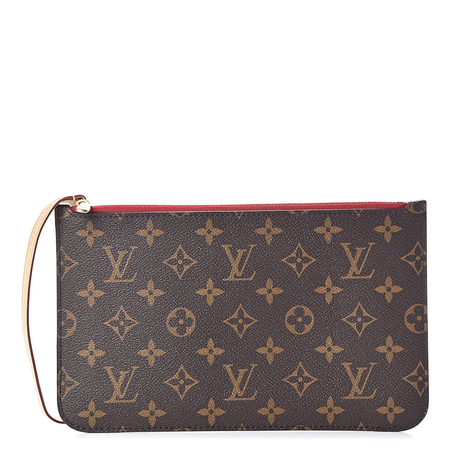 Louis Vuitton Monogram Neverfull MM GM Pochette Cherry 1 of 6