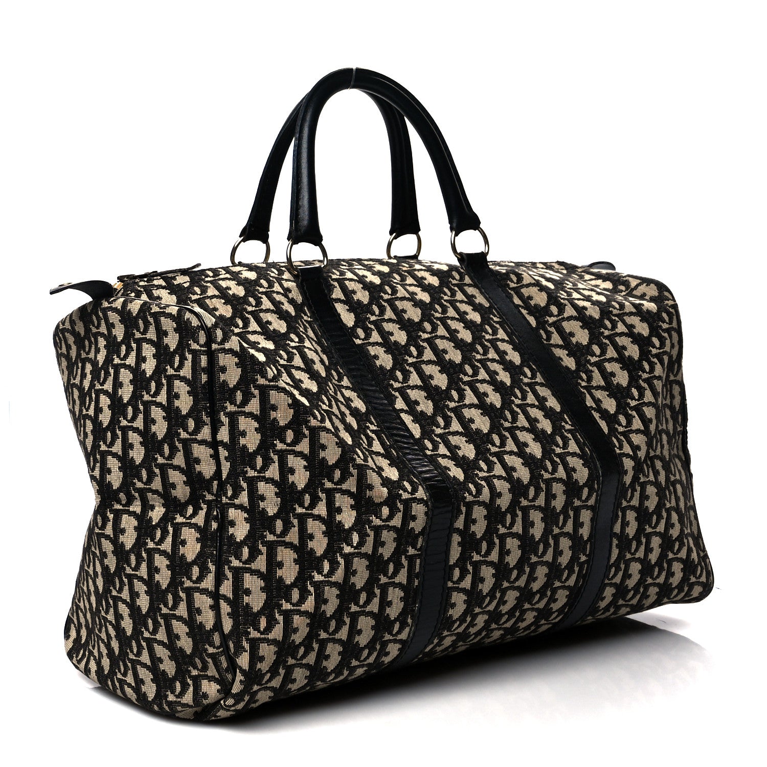 Christian Dior Monogram Duffle Black 3 of 14