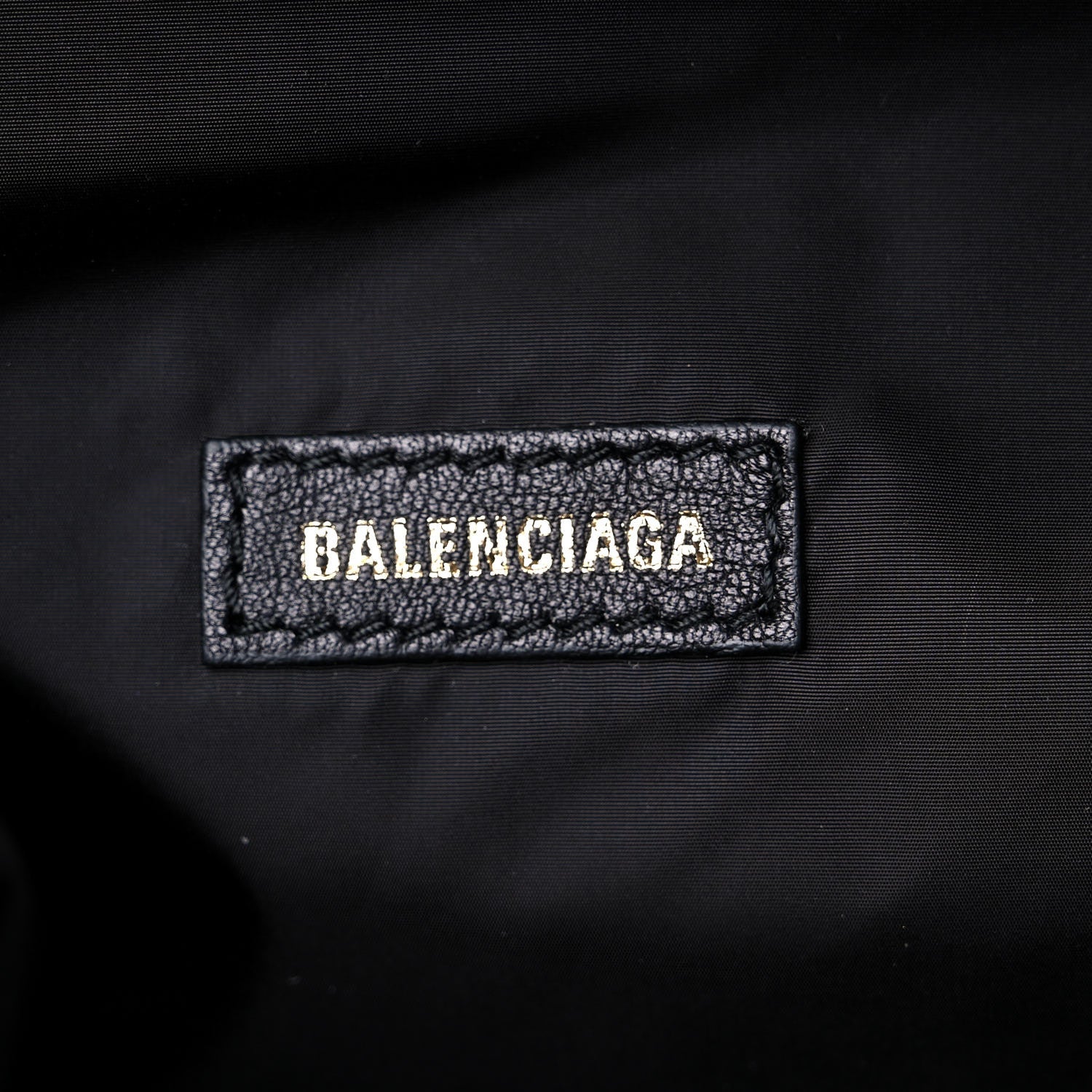Balenciaga Sport Nylon Logo Paisley Print Wheel Belt Bag Navy Black 6 of 9