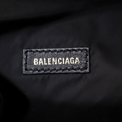 Balenciaga Sport Nylon Logo Paisley Print Wheel Belt Bag Navy Black 6 of 9