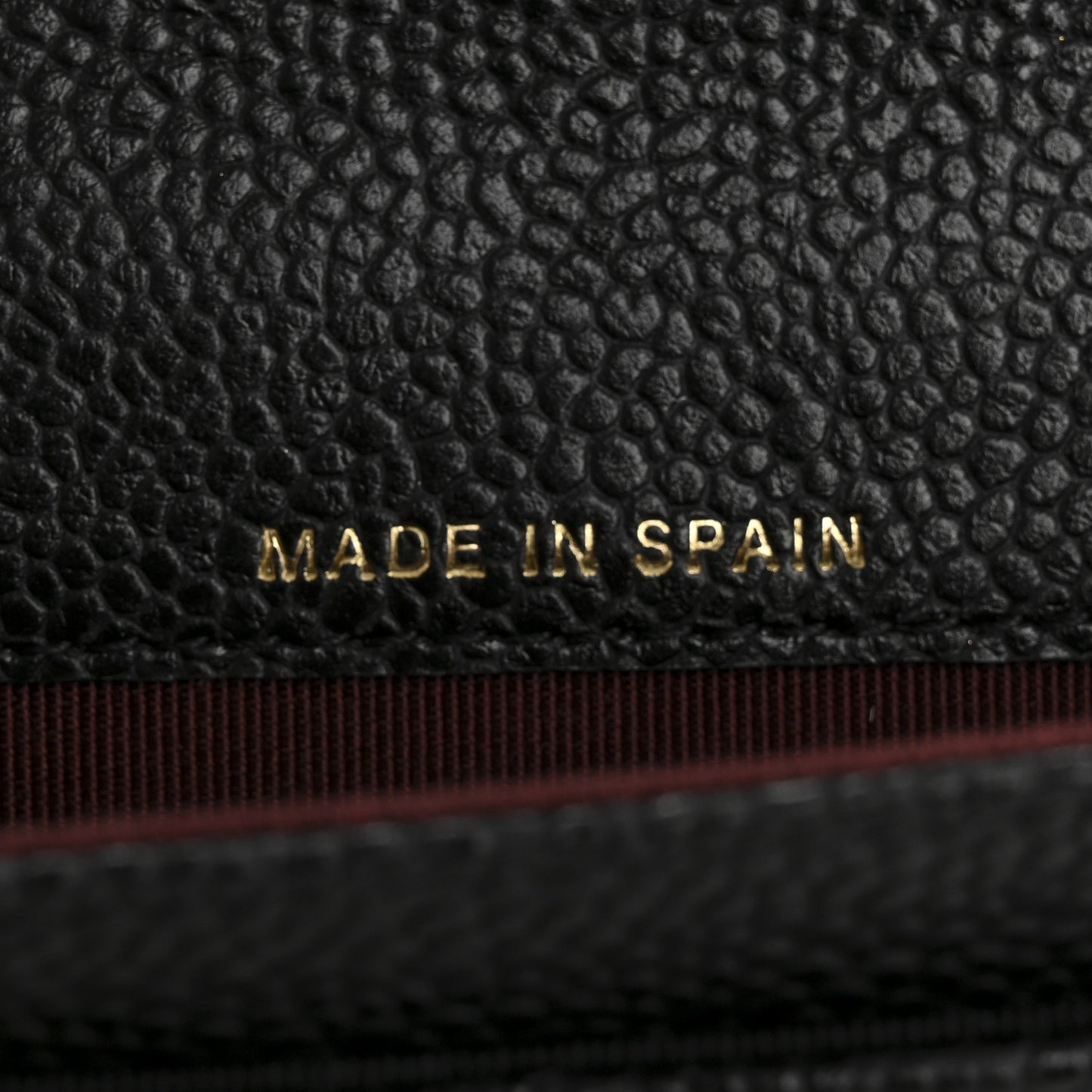 Caviar Quilted Flap Card Holder Black
