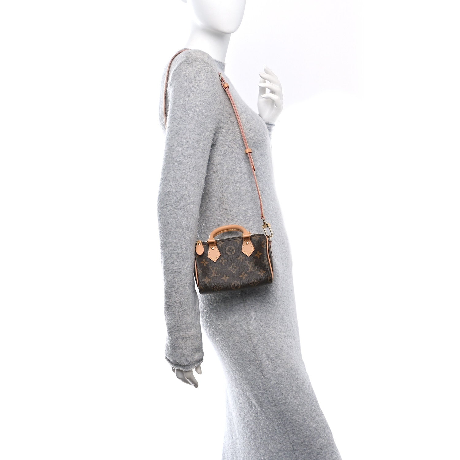 Louis Vuitton Monogram Nano Speedy Bandouliere 2 of 10