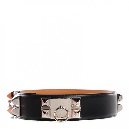 Hermes Box Collier De Chien CDC Belt 65 Black 1 of 8