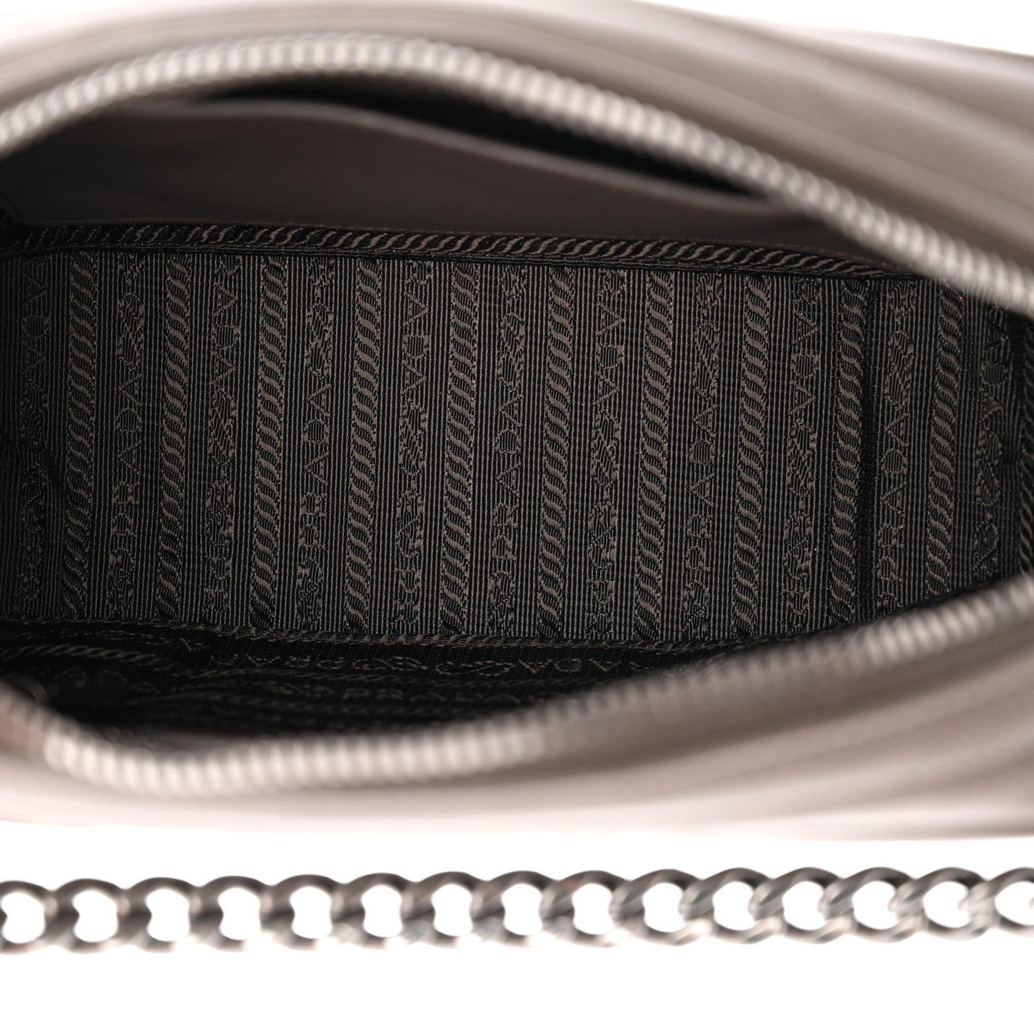 Prada Soft Calfskin Diagramme Camera Bag Bambu 5 of 10