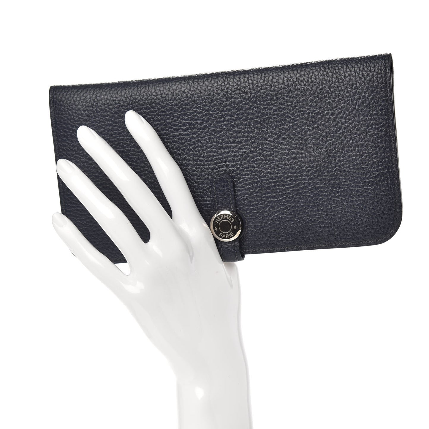 Togo Dogon Recto Verso Wallet Bleu Thalassa