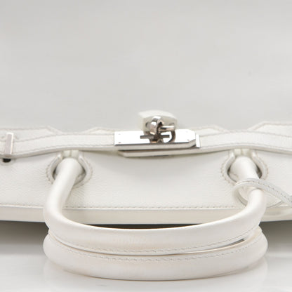 Hermes Epsom Birkin 30 White 32 of 36