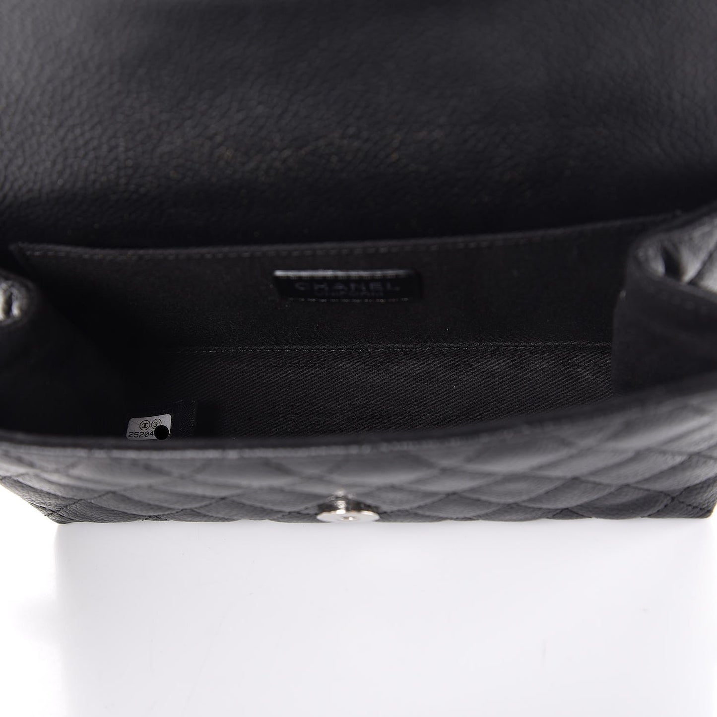 Grained Calfskin Quilted 2.55 Reissue Flap Belt Bag Clutch Black