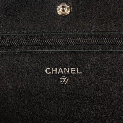 Chanel Caviar Timeless CC Wallet on Chain WOC Black 5 of 8
