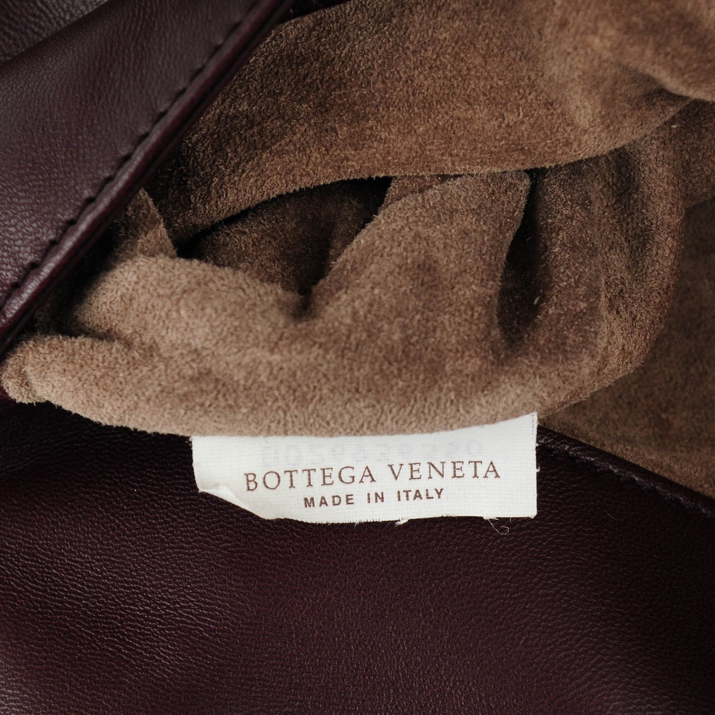 Nappa Intrecciato Double Sided Crossbody Bag Aubergine