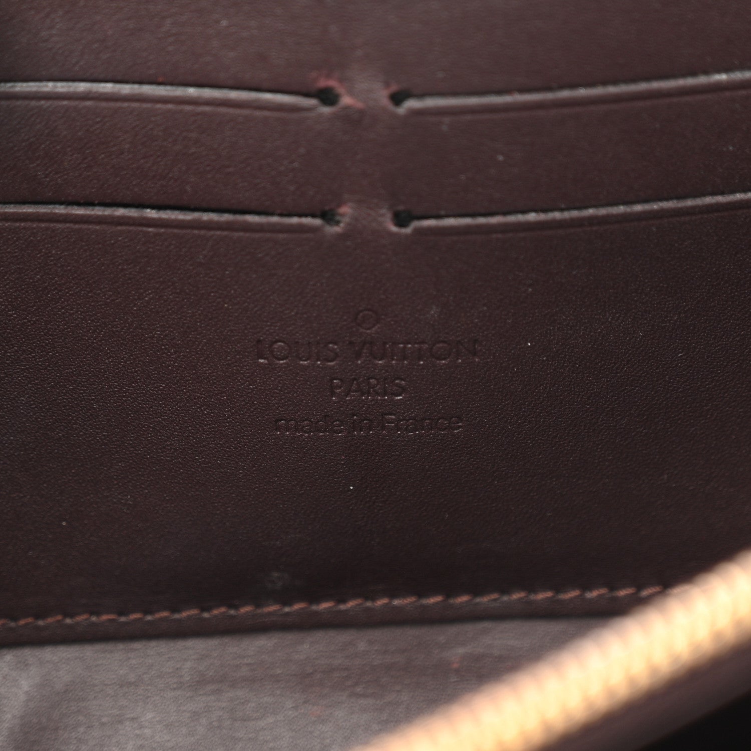 Louis Vuitton Vernis Zippy Wallet Amarante 6 of 7