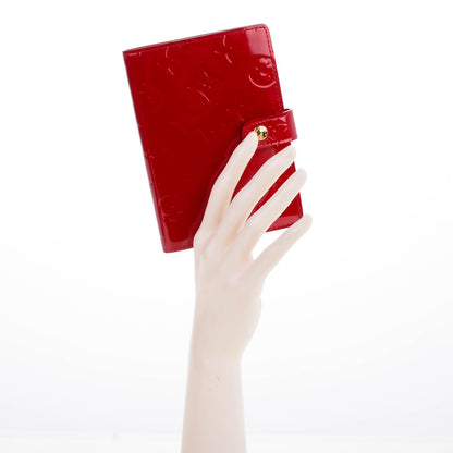 Louis Vuitton Vernis Small Ring Agenda Cover Pomme D'Amour 2 of 7