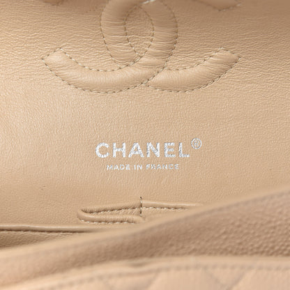 Chanel Caviar Quilted Medium Double Flap Beige Clair 7 of 16