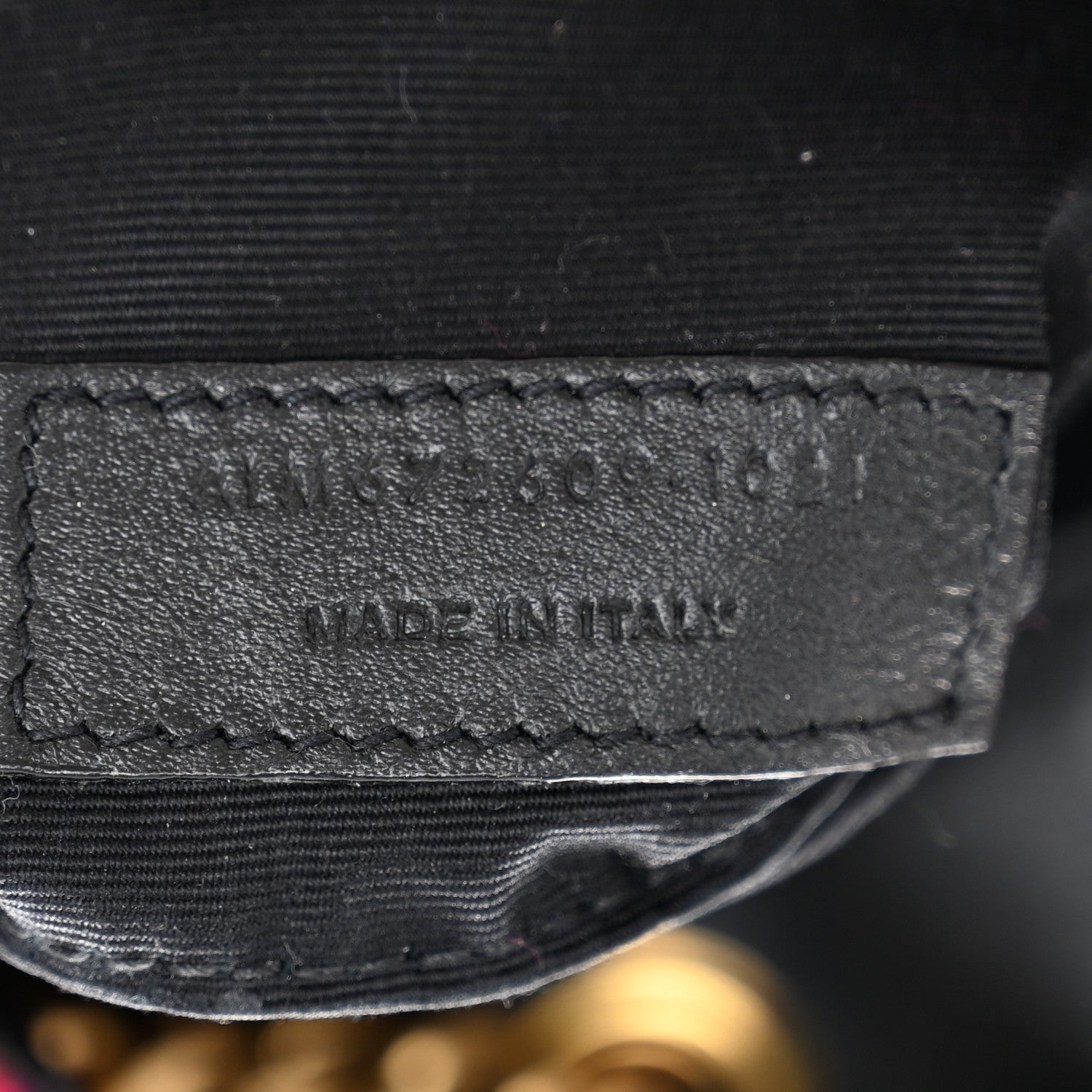 Saint Laurent Tweed Lambskin Matelasse Monogram Joe Backpack Black Rosso Multicolor 7 of 10