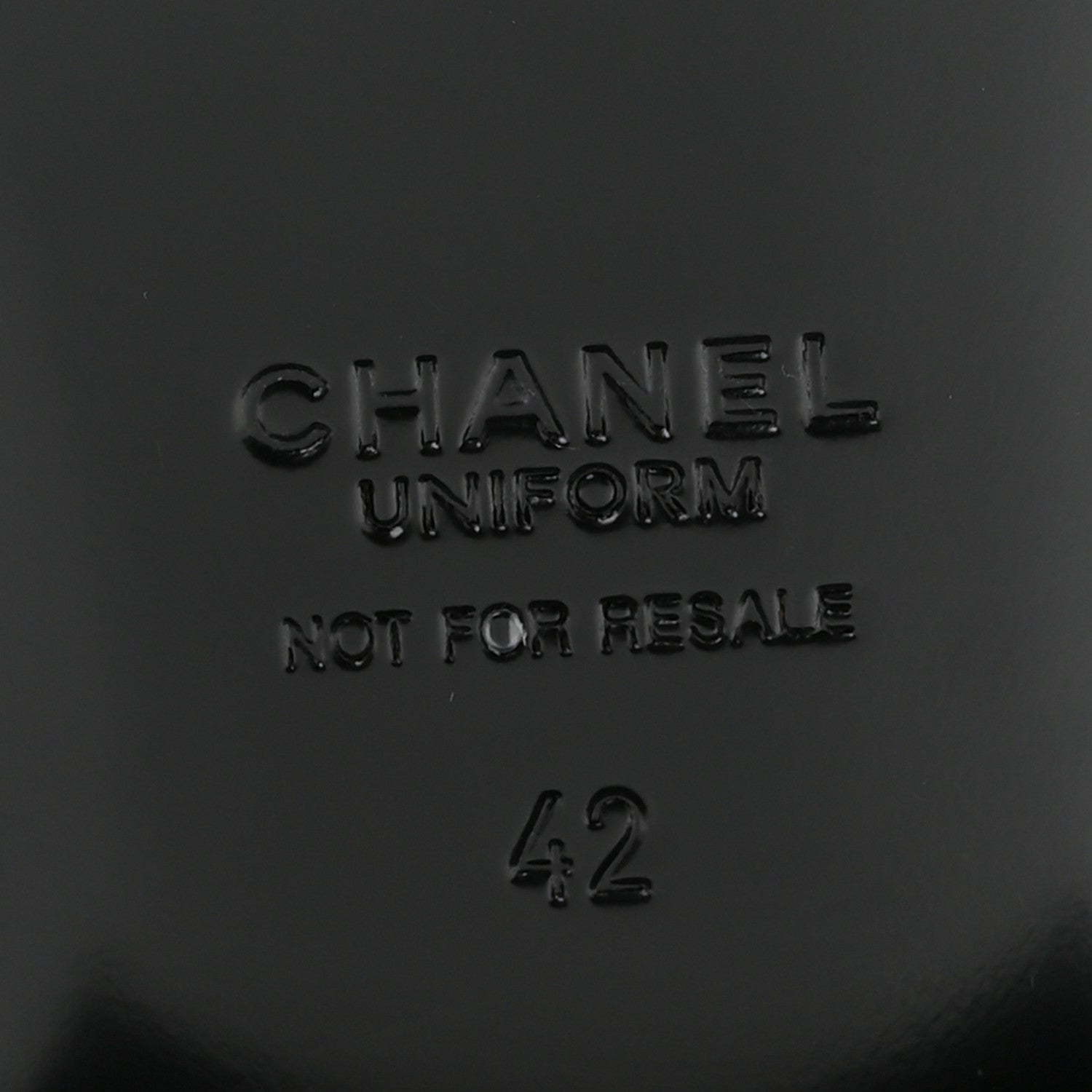 Chanel Lambskin Mens Stitched CC Loafers 42 Black 8 of 9