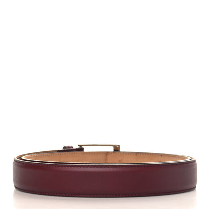 Gucci Selleria Calfskin Belt 95 38 Strong Red 2 of 9