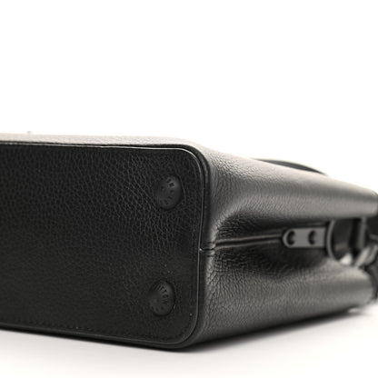 Louis Vuitton Taurillon Capucines BB Matte Black 9 of 10