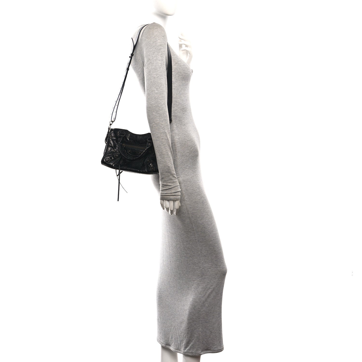 Balenciaga Agneau Arena Classic Hardware Le City Mini Black 2 of 11