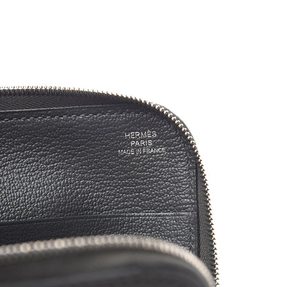 Hermes Evercolor Perforated Large Remix Voyage Wallet Graphite 6 of 7