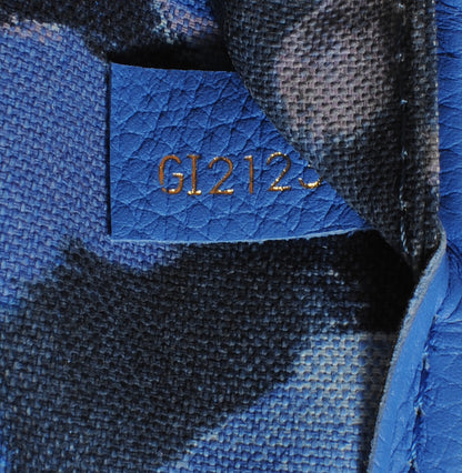 Louis Vuitton Monogram Articles de Voyage Ikat Neverfull MM Grand Blue 7 of 7