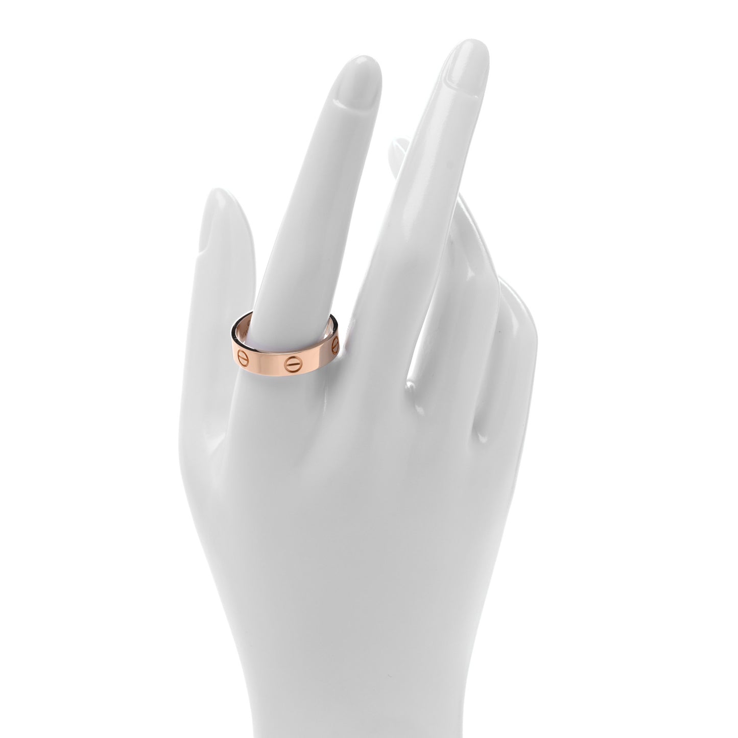 18K Pink Gold 5.5mm LOVE Ring 65 11