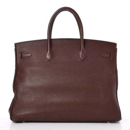 Hermes Togo Birkin 40 Havane 5 of 35