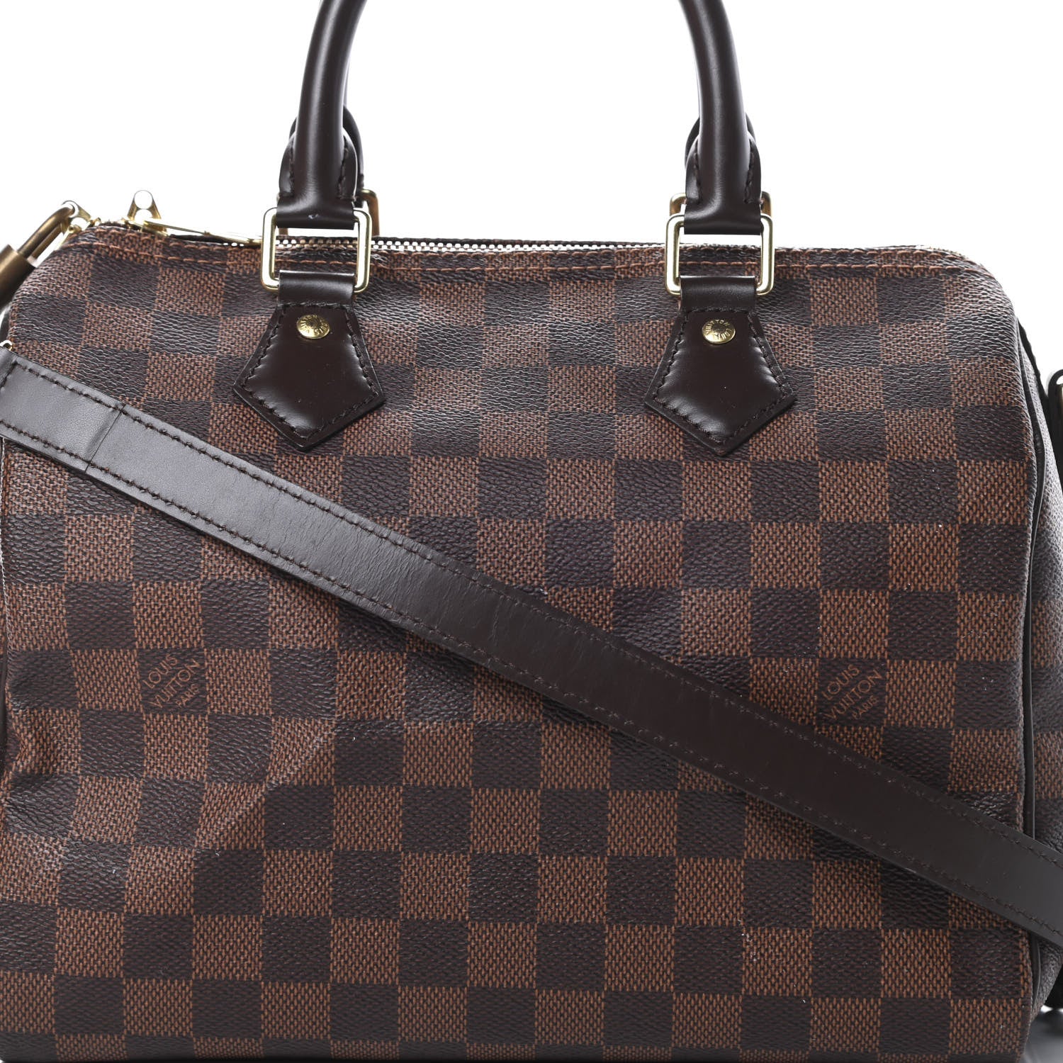 Louis Vuitton Damier Ebene Speedy Bandouliere 25 9 of 19