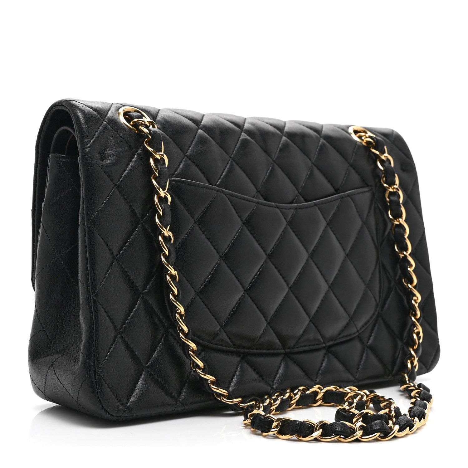 Chanel Lambskin Quilted Medium Double Flap Black 3 of 10