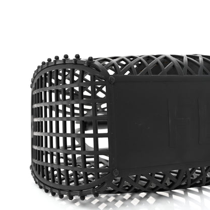 Fendi Recycled Plastic Vitello Liberty Matte Medium Fendi Basket Black Miele Scuro 10 of 11