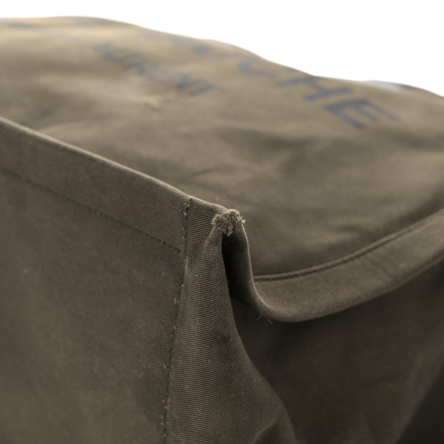 Saint Laurent Linen Calfskin Rive Gauche Tote Khaki 9 of 30