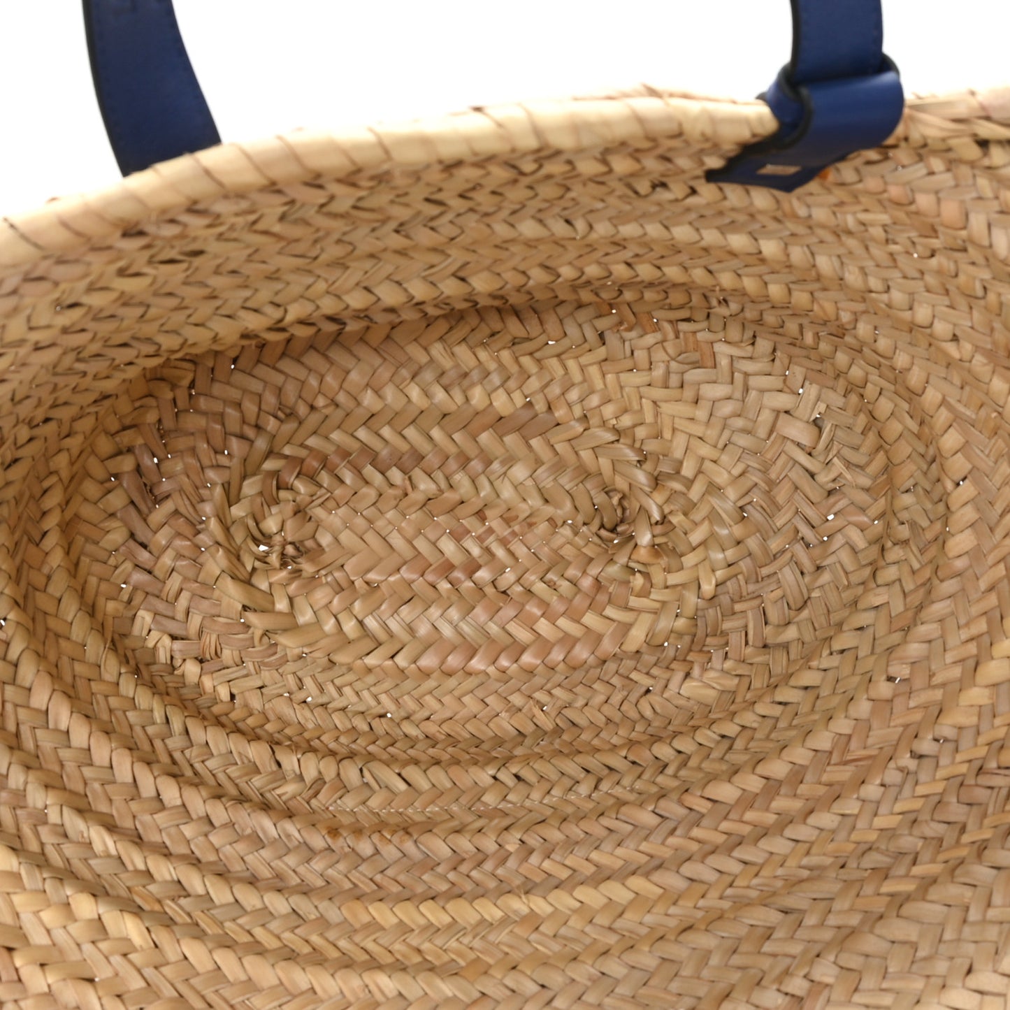 Raffia Basket Tote Bag Cream Multi