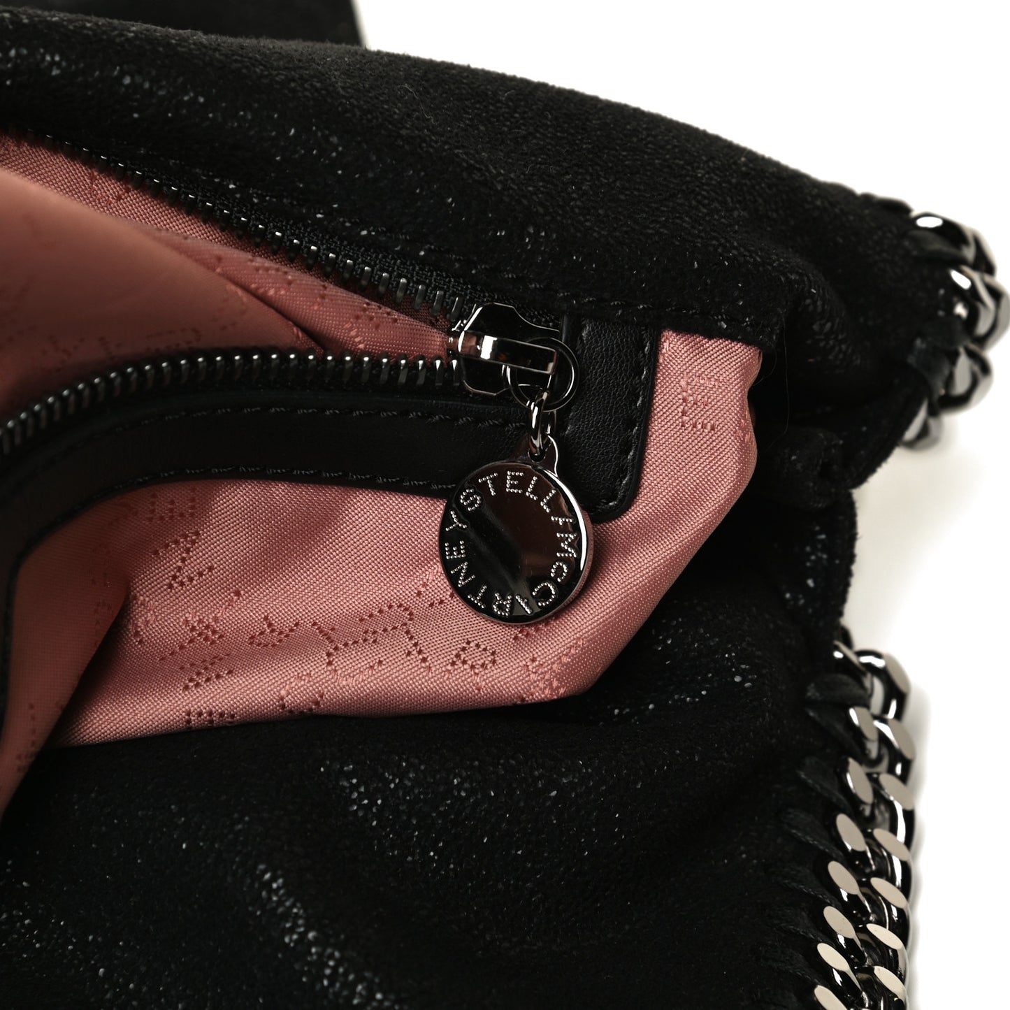 Shaggy Deer Small Falabella Tote Black