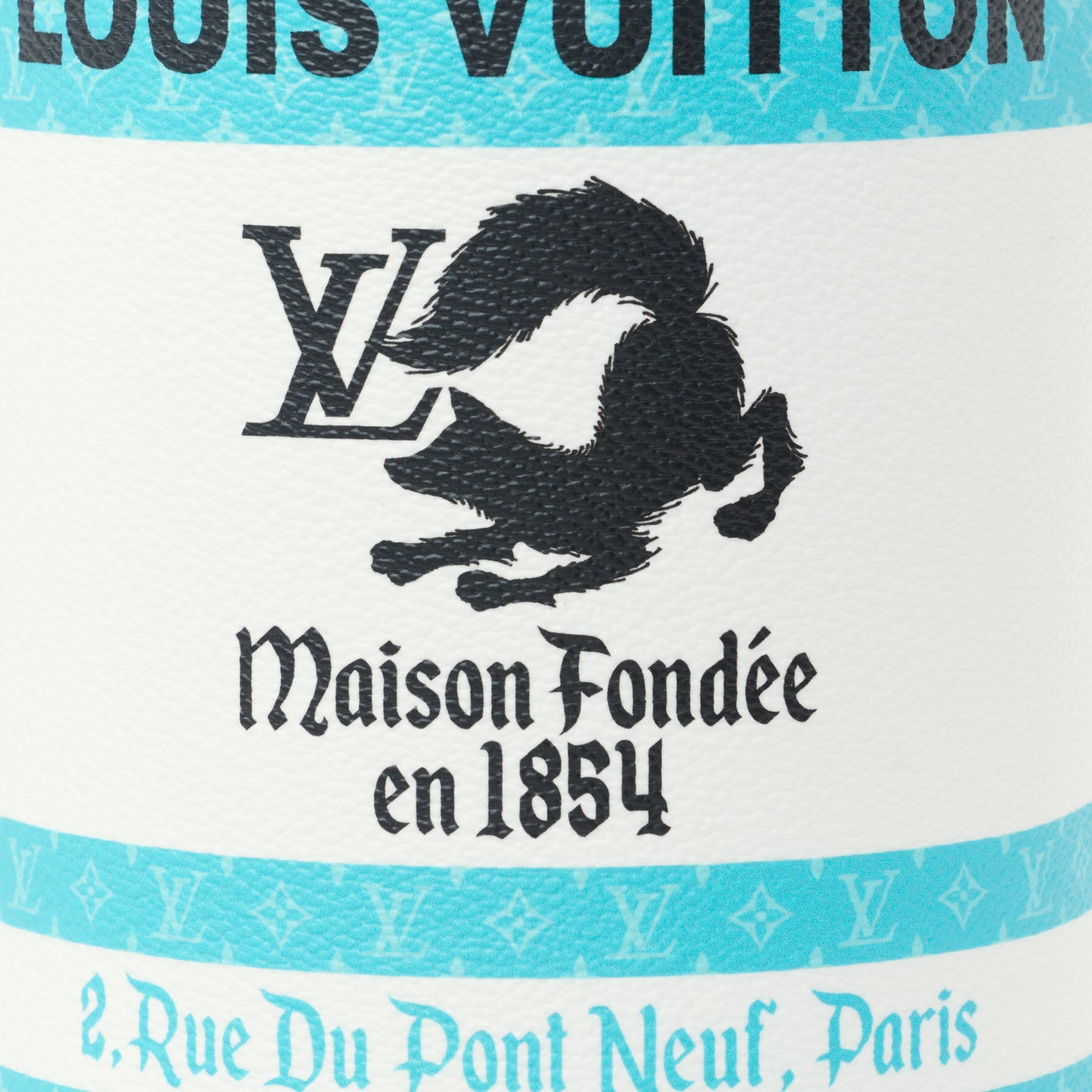 Louis Vuitton Monogram LV Paint Can Turquoise 7 of 10