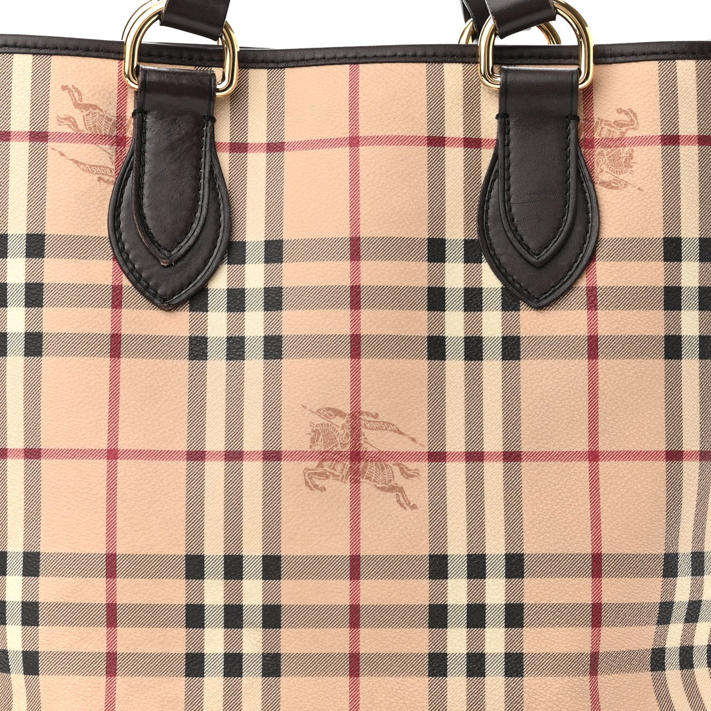 Haymarket Check Small Onslow Tote Chocolate