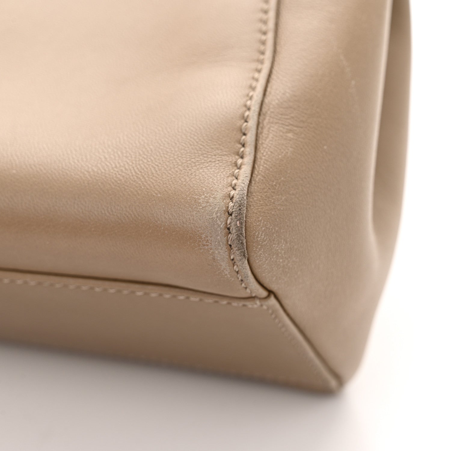 Fendi Nappa Mini Peekaboo Iconic Satchel Tortora 11 of 14