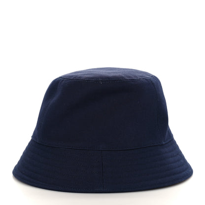 Hermes Cotton Canvas Eden Bucket Hat 57 Marine 5 of 7
