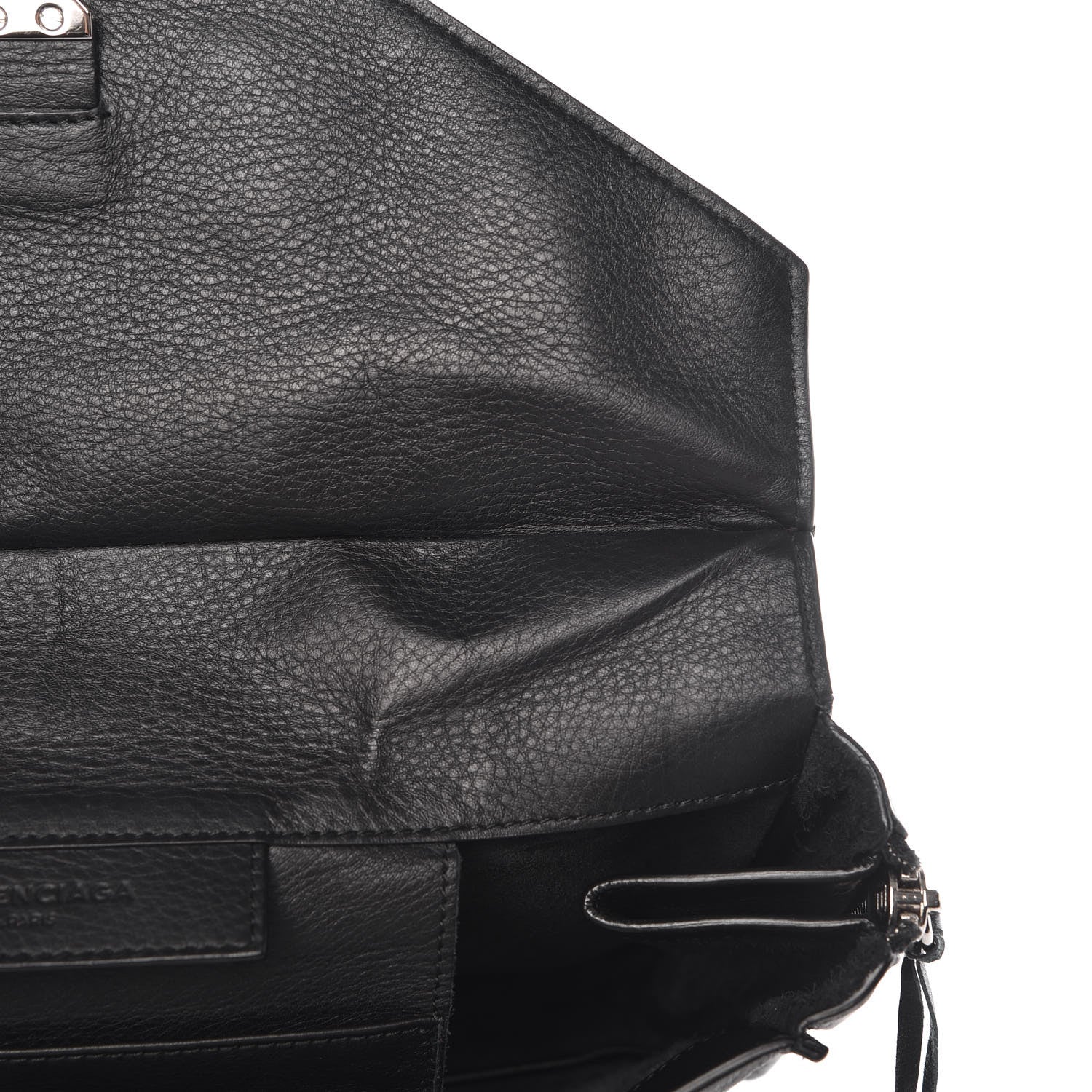 Balenciaga Veau Papier Sight Clutch Black 9 of 14
